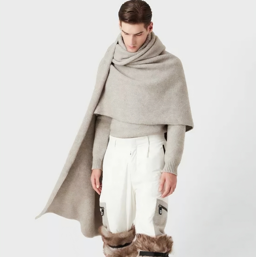 Armani Designer Neve Cape Wrap